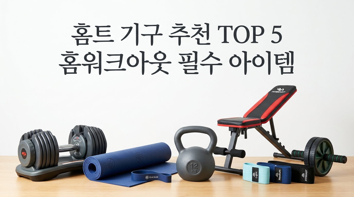 홈트 기구 추천 TOP 5: 2026년 실패 없는 선택 가이드 홈트 기구 추천